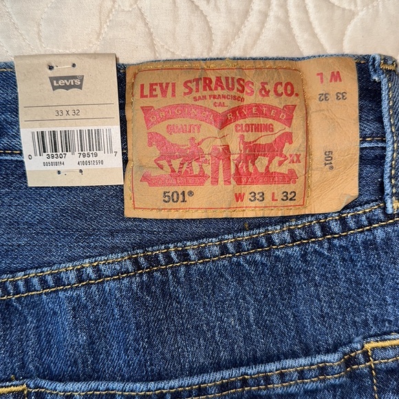 NEW Levi’s 501 Original men’s jeans - Picture 7 of 10